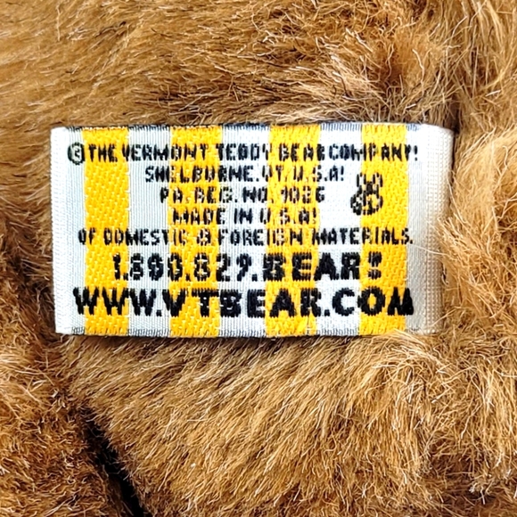 Authentic Vermont Teddy Bear 15" Tall - Picture 3 of 15